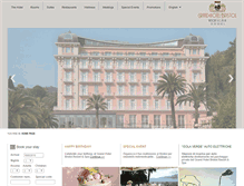 Tablet Screenshot of grandhotelbristol.it