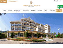 Tablet Screenshot of grandhotelbristol.com